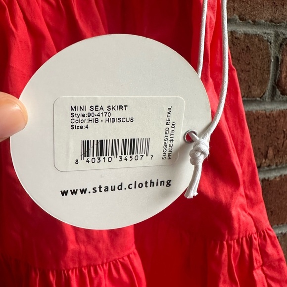 STAUD Mini Sea Skirt Hibiscus - Picture 6 of 6